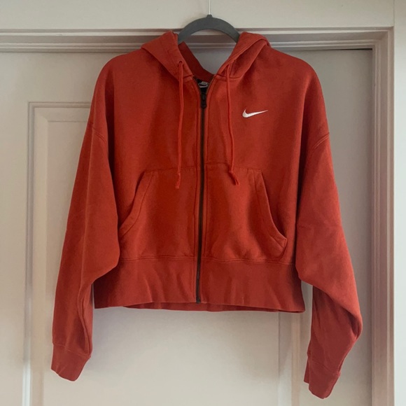 Nike Essentials Cropped Zip Up Sweatshirt Spring - Picture 4 of 6